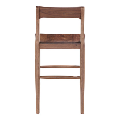 Owing Counter Stool Walnut Brown - view 5