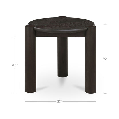 Jack Side Table Brushed Dark Brown - alternate view 6