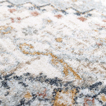 Kouta Gray Blue Area Rug.