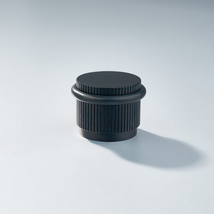Bastion - Linear Knurled Solid Brass Door Stops.