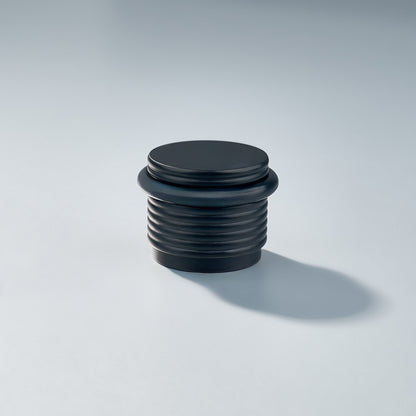 Bastion - Knurled Ring Solid Brass Door Stops.