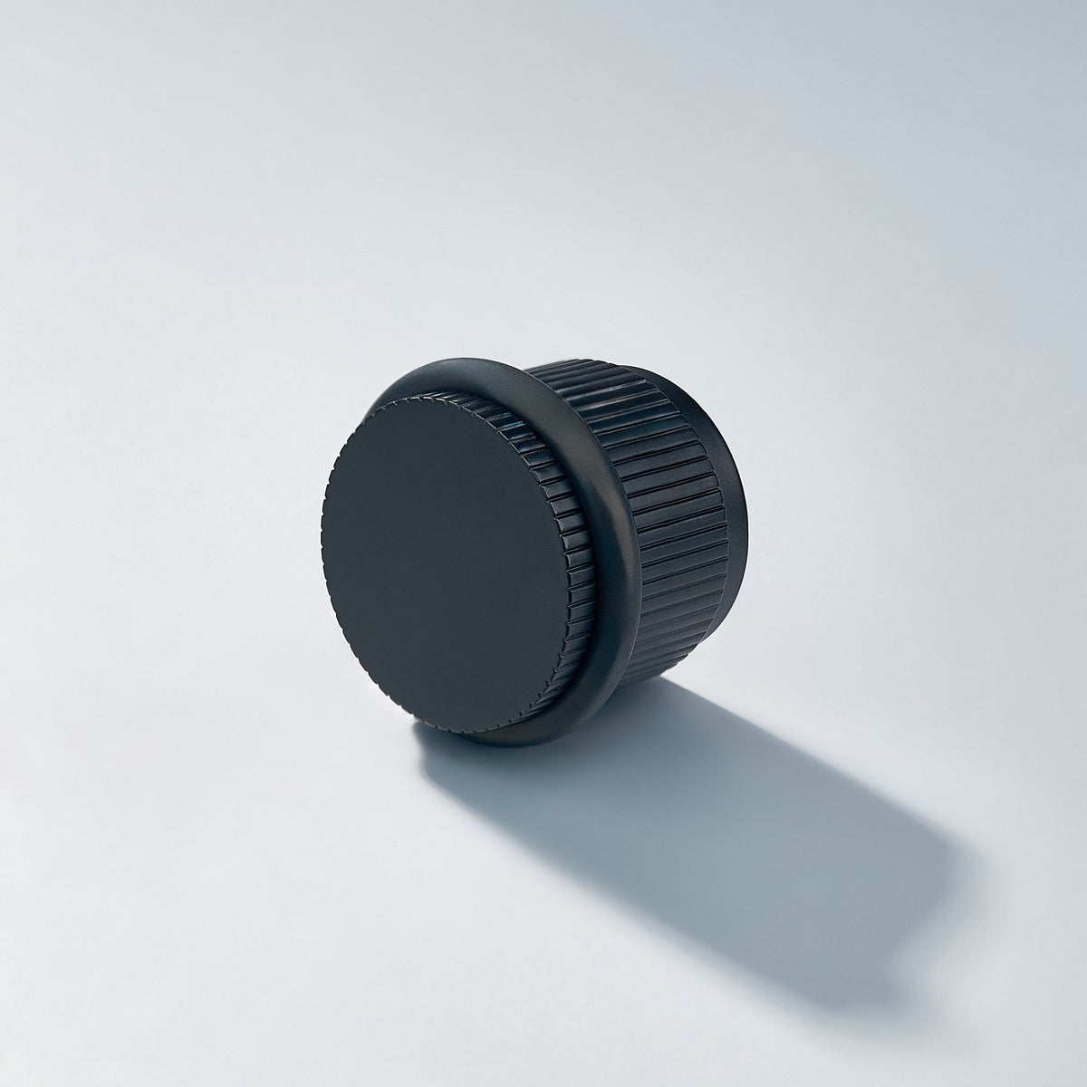 Bastion - Linear Knurled Solid Brass Door Stops.