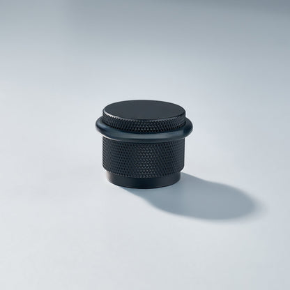 Bastion - Classic Knurled Solid Brass Door Stops.