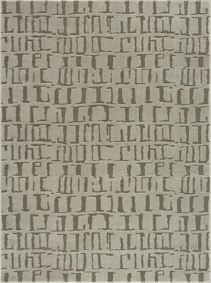 Dragan Green Modern Washable Area Rug
