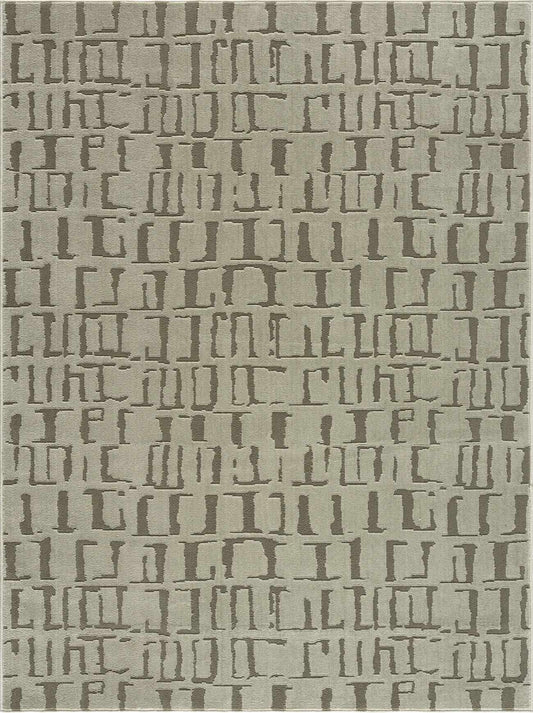 Dragan Green Modern Washable Area Rug