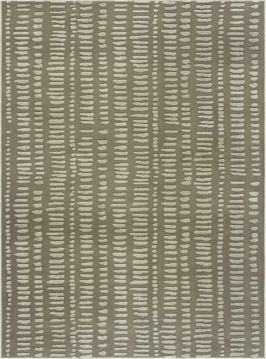 Dragos Green Modern Washable Area Rug