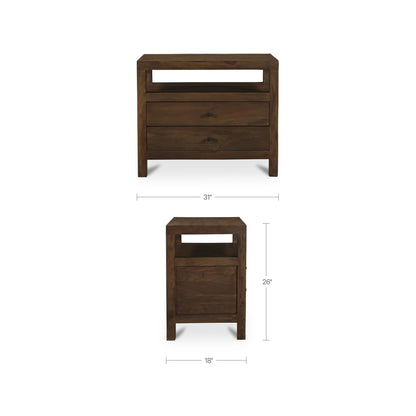 Windsor Nightstand Dark Brown - alternate view 8