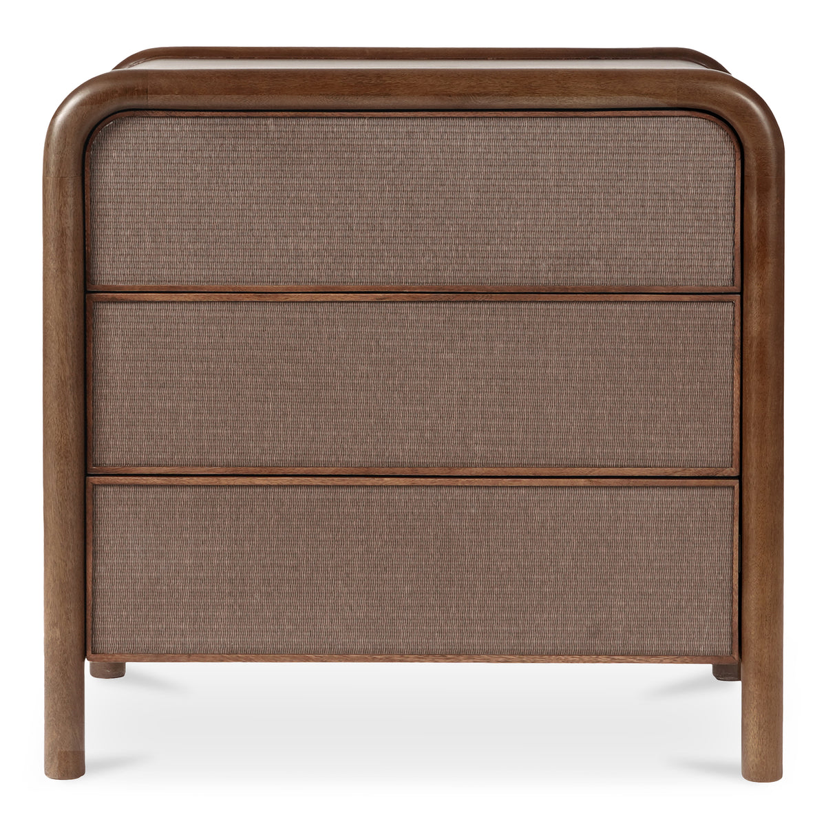Rye 3 Drawer Nightstand Warm Brown product image