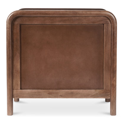 Rye 3 Drawer Nightstand Warm Brown view 7