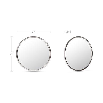 Lars Mirror Chrome detail view 5