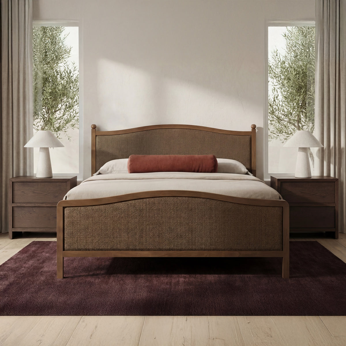 Eve King Bed Brown lifestyle
