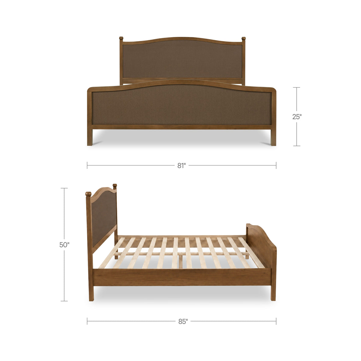 Eve King Bed Brown lifestyle image 8