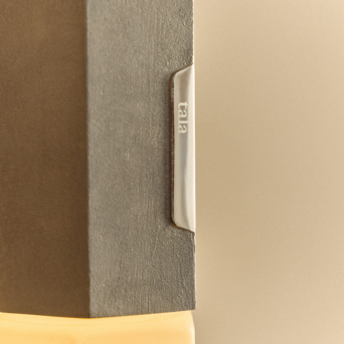 Basalt Single Pendant in Stainless Steel.