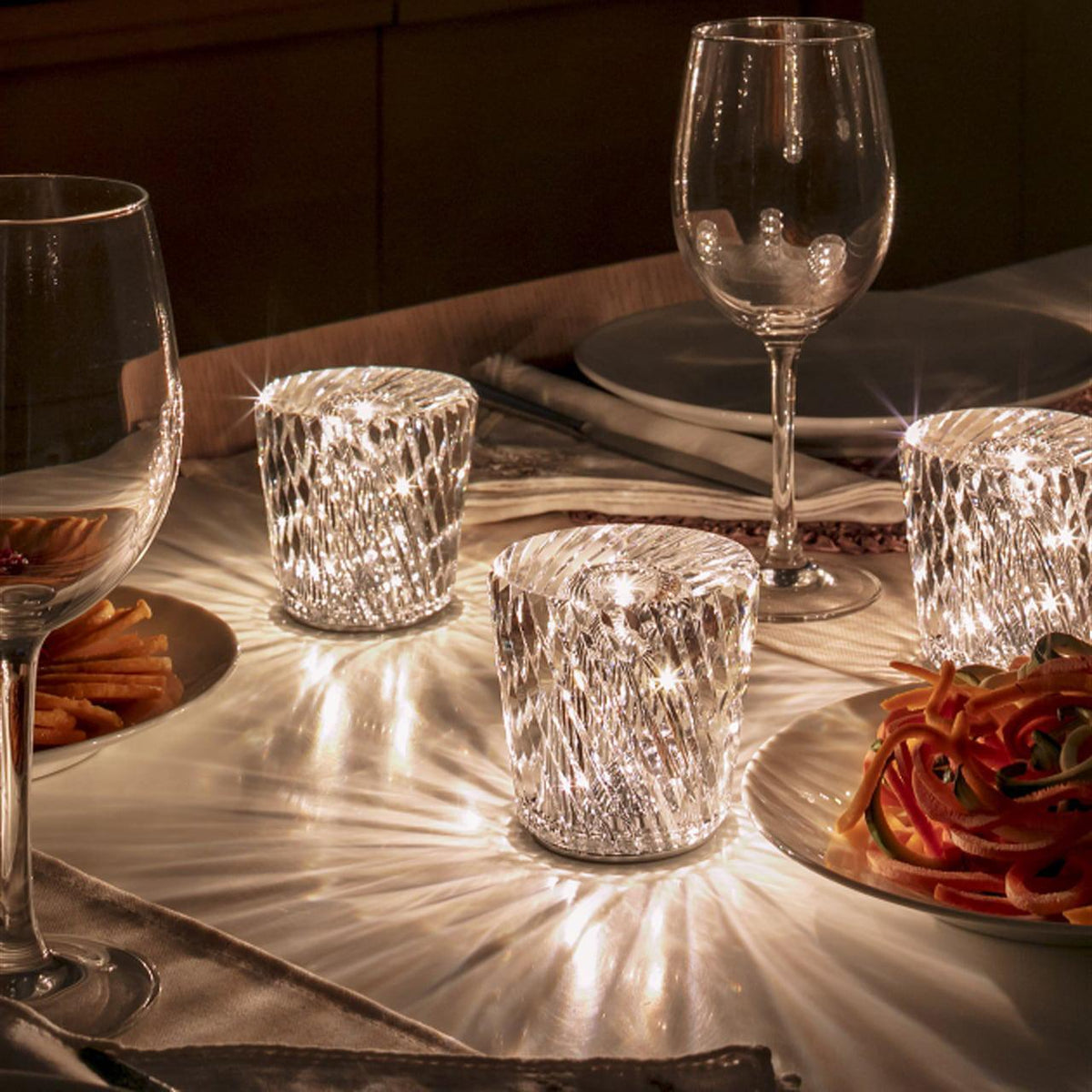 Crystal Diamond Table Lamp