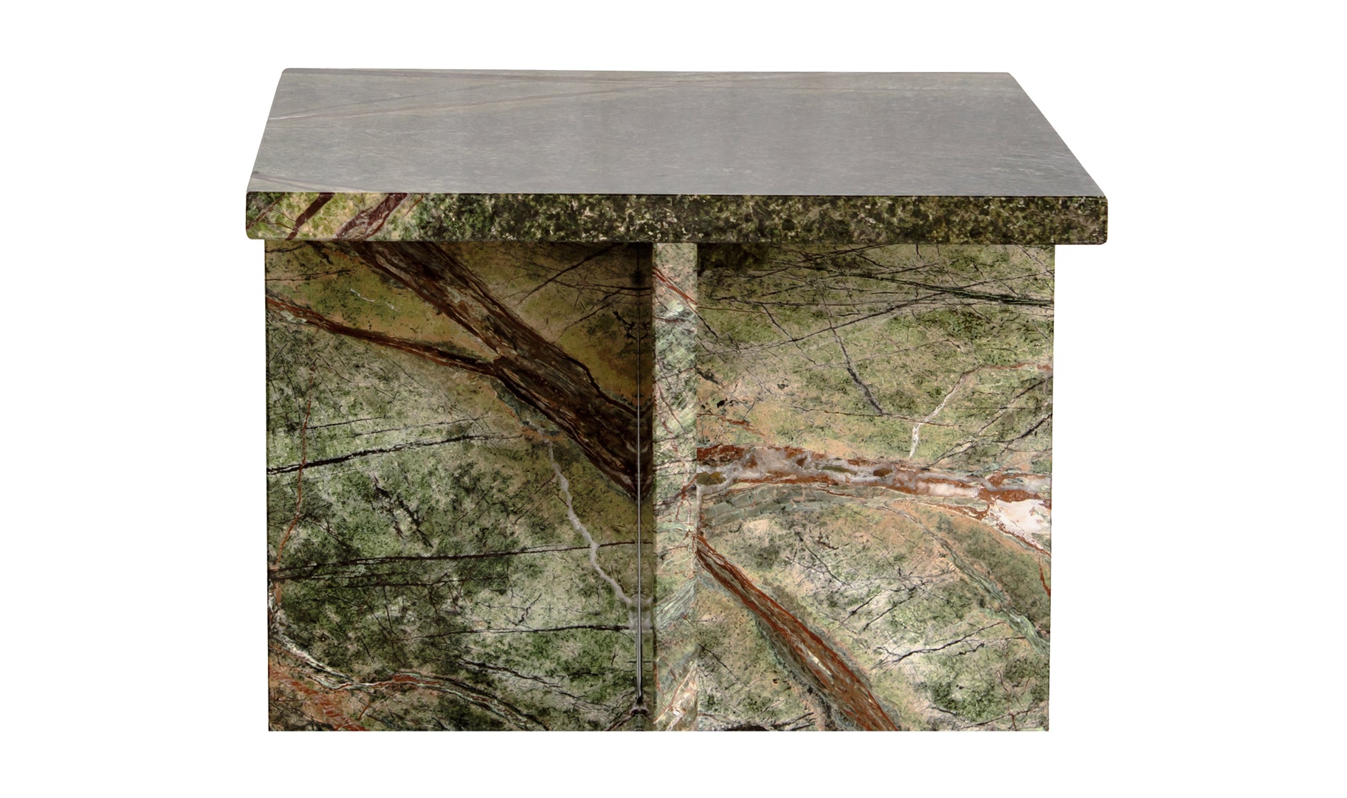 Blair Accent Table Rainforest Green Marble.