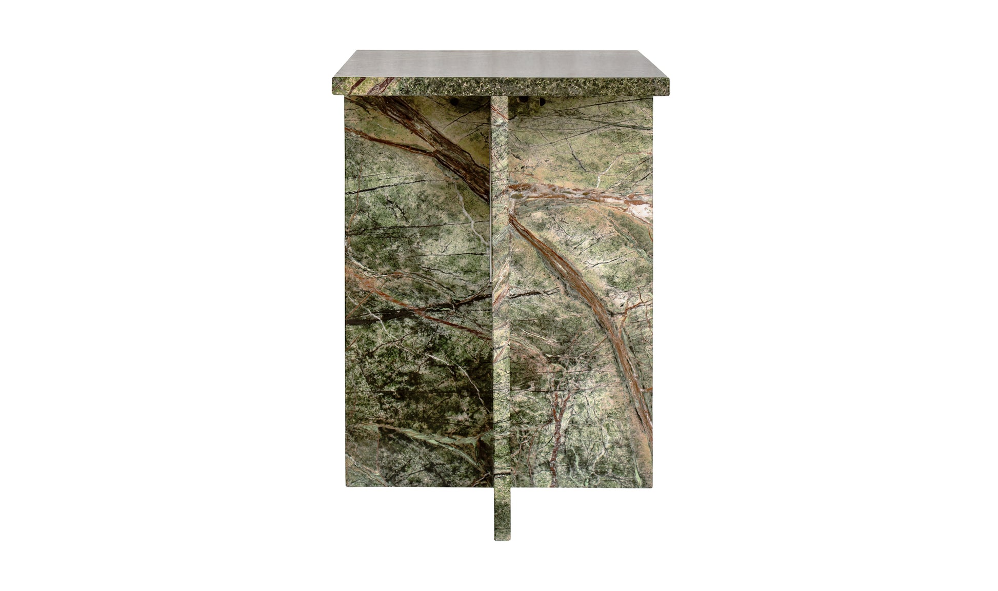 Blair Accent Table Rainforest Green Marble.