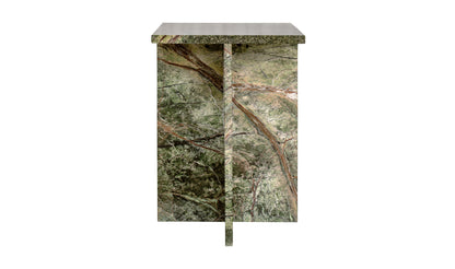 Blair Accent Table Rainforest Green Marble.
