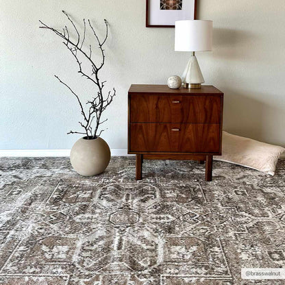 Hera Flat Pile Washable Rug
