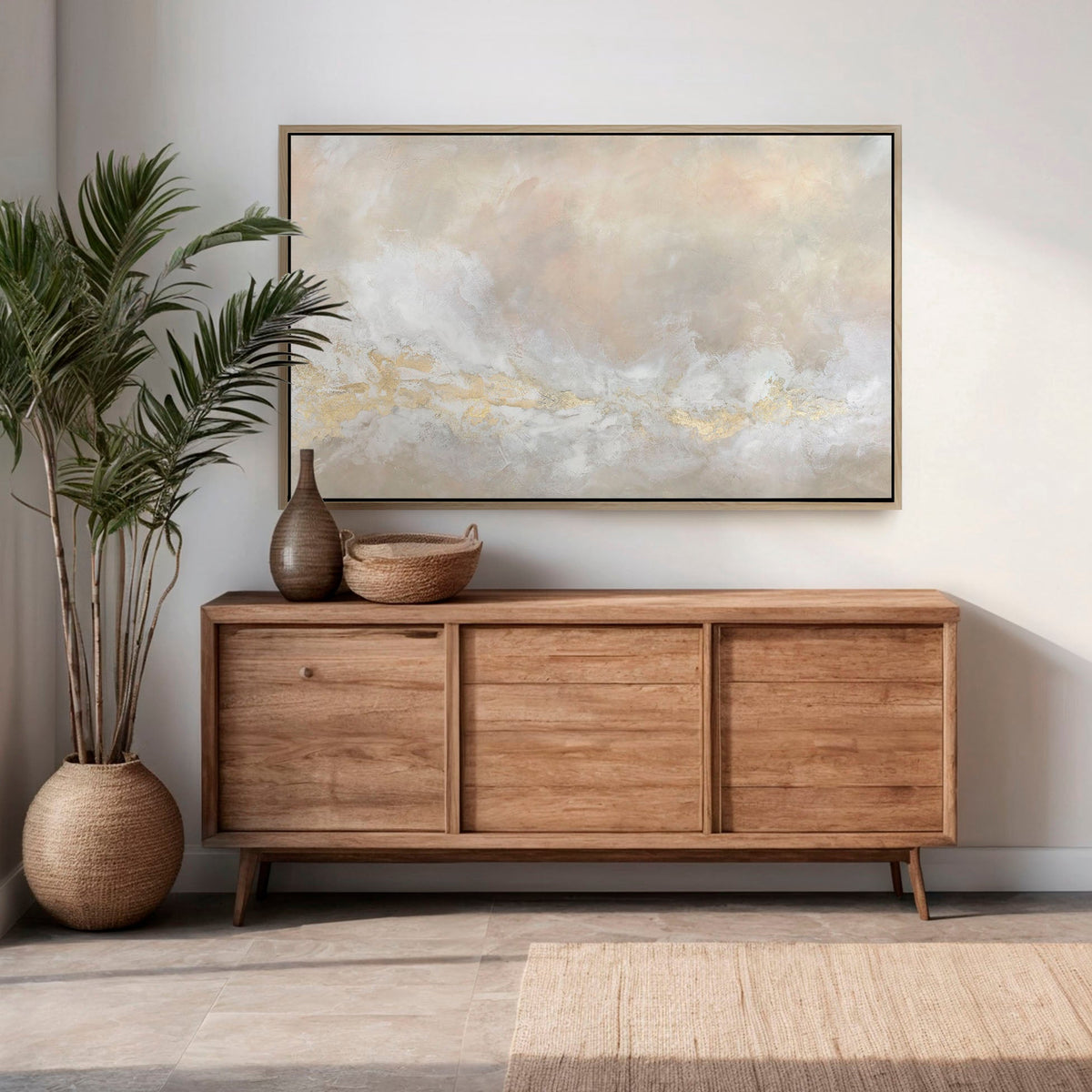 Blush Lucite - Canvas Print.