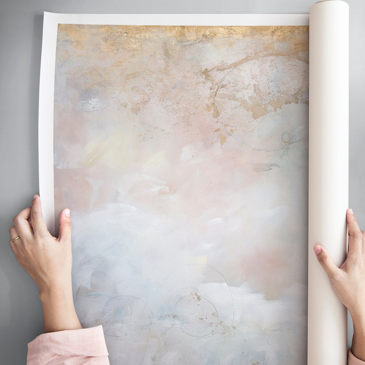 Blushing Breeze - Canvas Print.