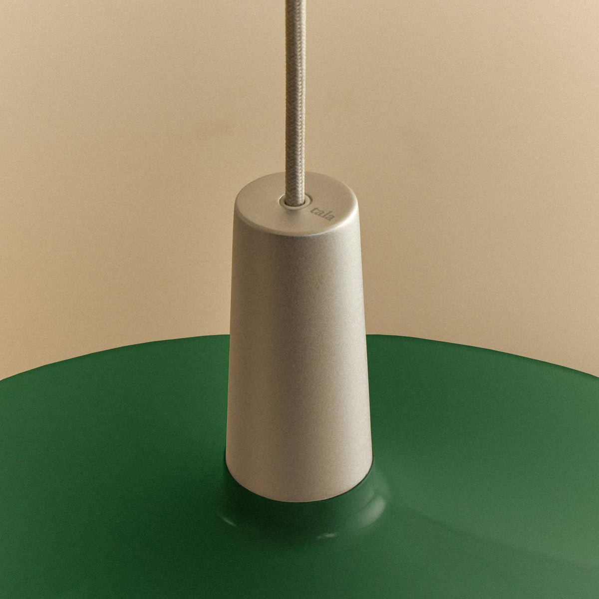 Bower Pendant Light Large in Dark Green.