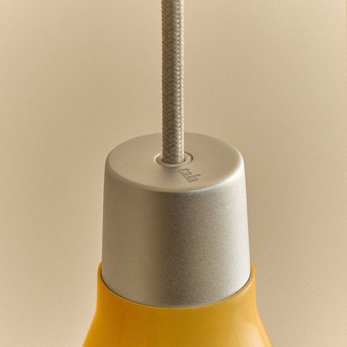 Bower Pendant Light Medium in Yellow.