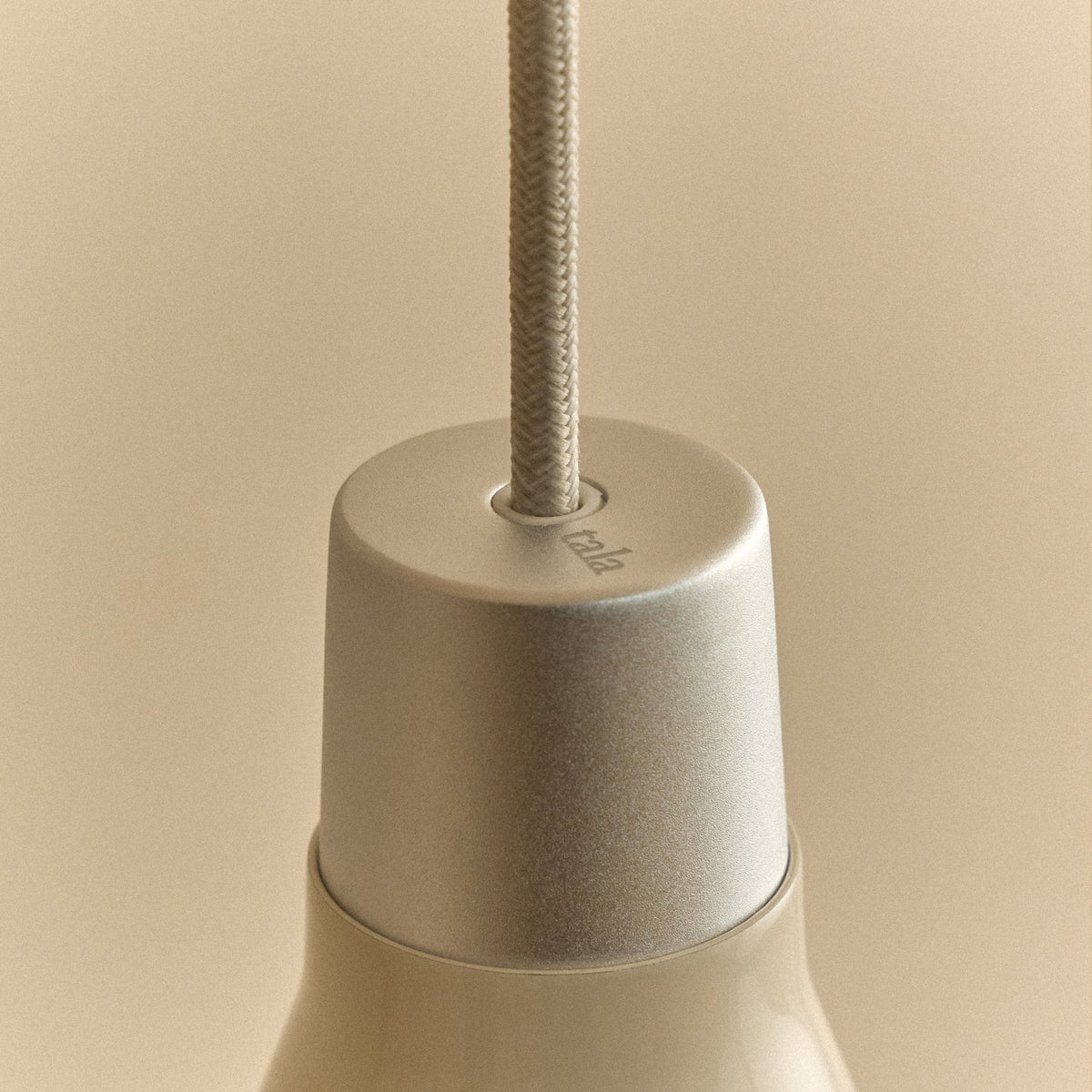 Bower Pendant Light Small in Oyster White + Sphere III.