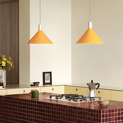 Bower Pendant Light Medium in Yellow.