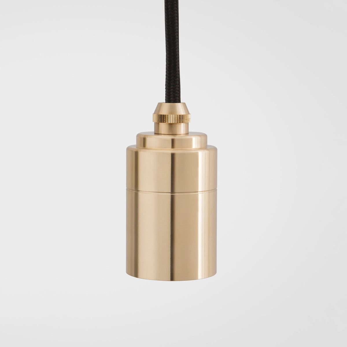 Nine Pendant in Brass.