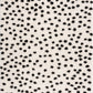Cansu Black & White Dotted Area Rug.