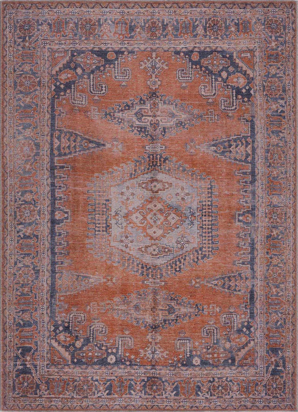 Taber Burnt Orange Persian Style Rug