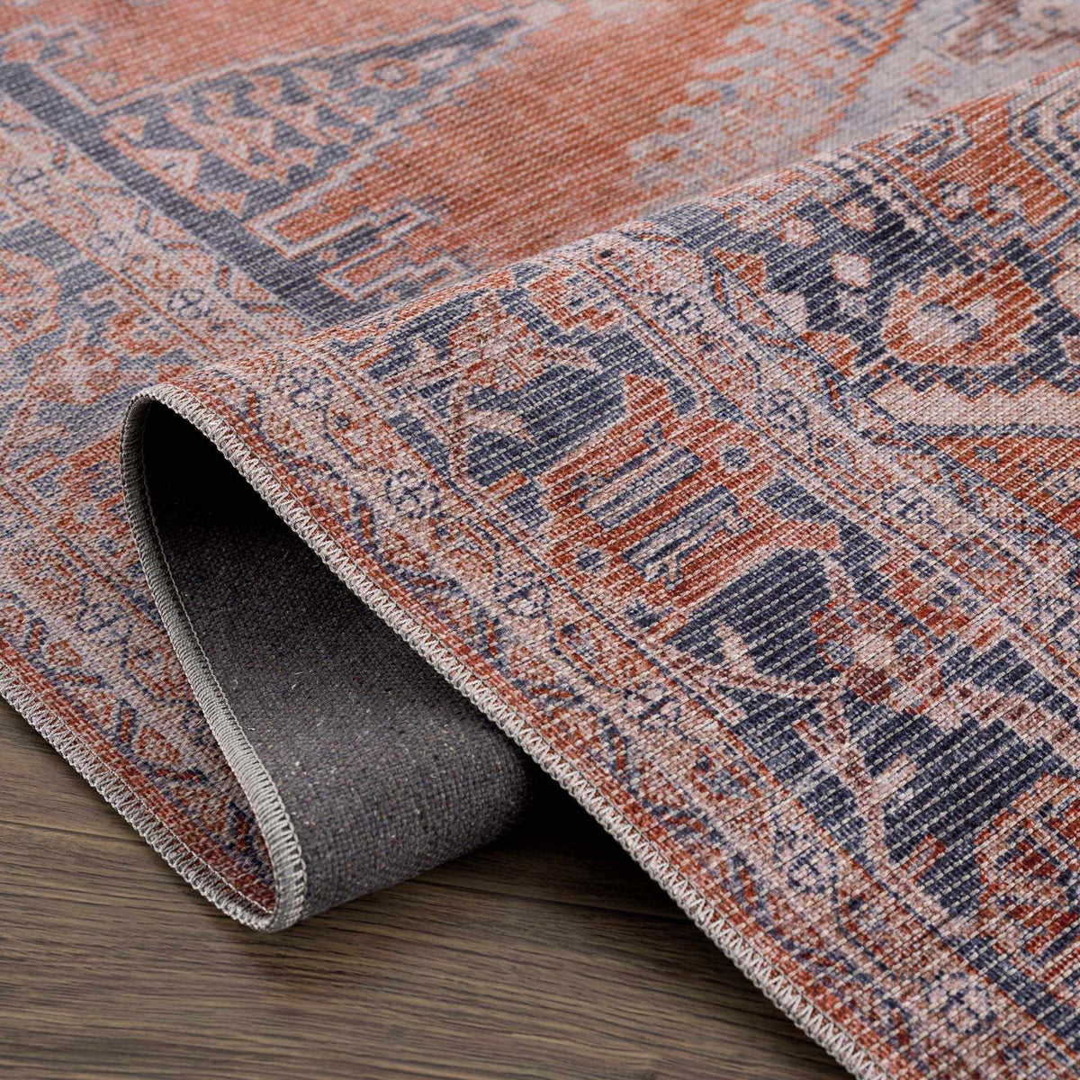 Taber Burnt Orange Persian Style Rug