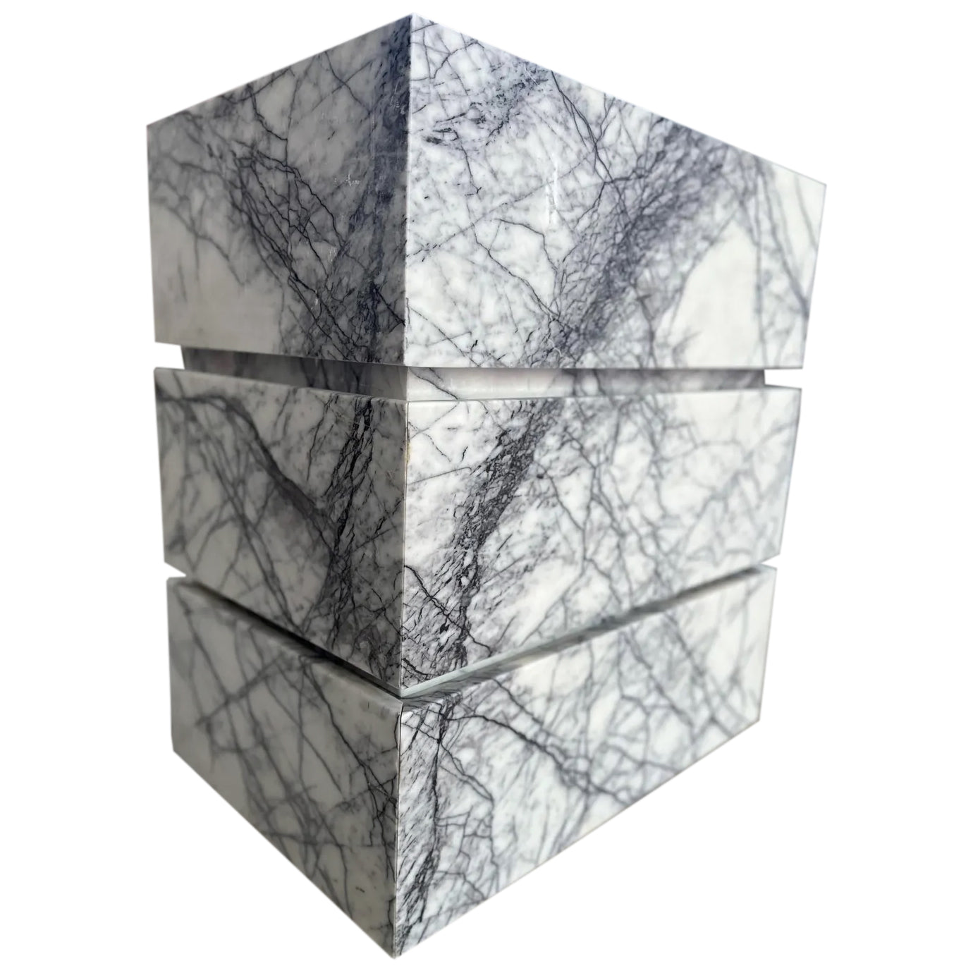 Calacatta Viola Marble Stand-Alone Drawer Sink (W)20" (L)30" (H)34".