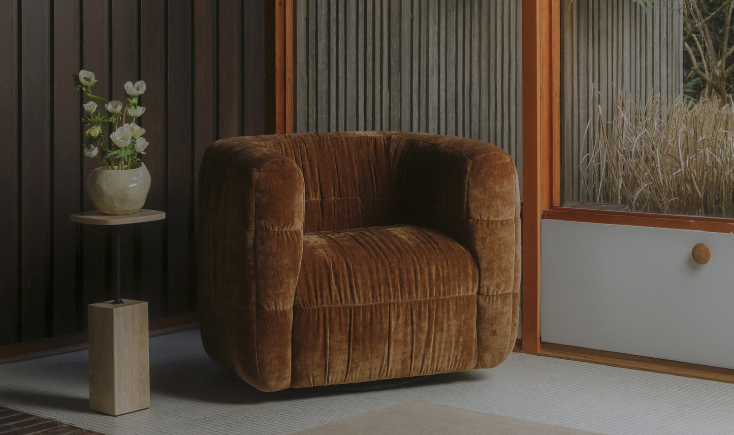 Caro Side Table Travertine.