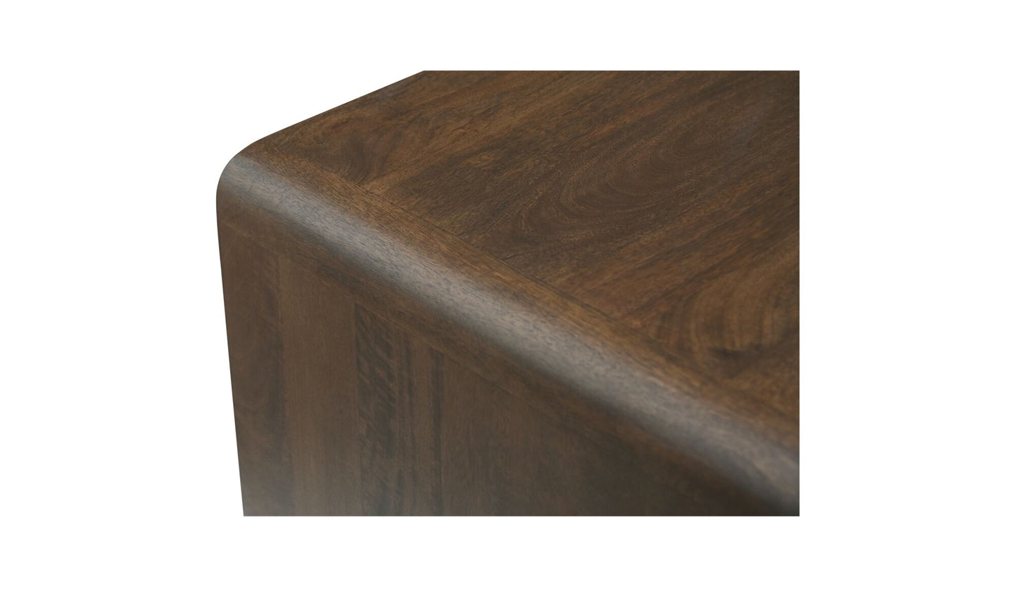 Carrie Side Table Dark Brown