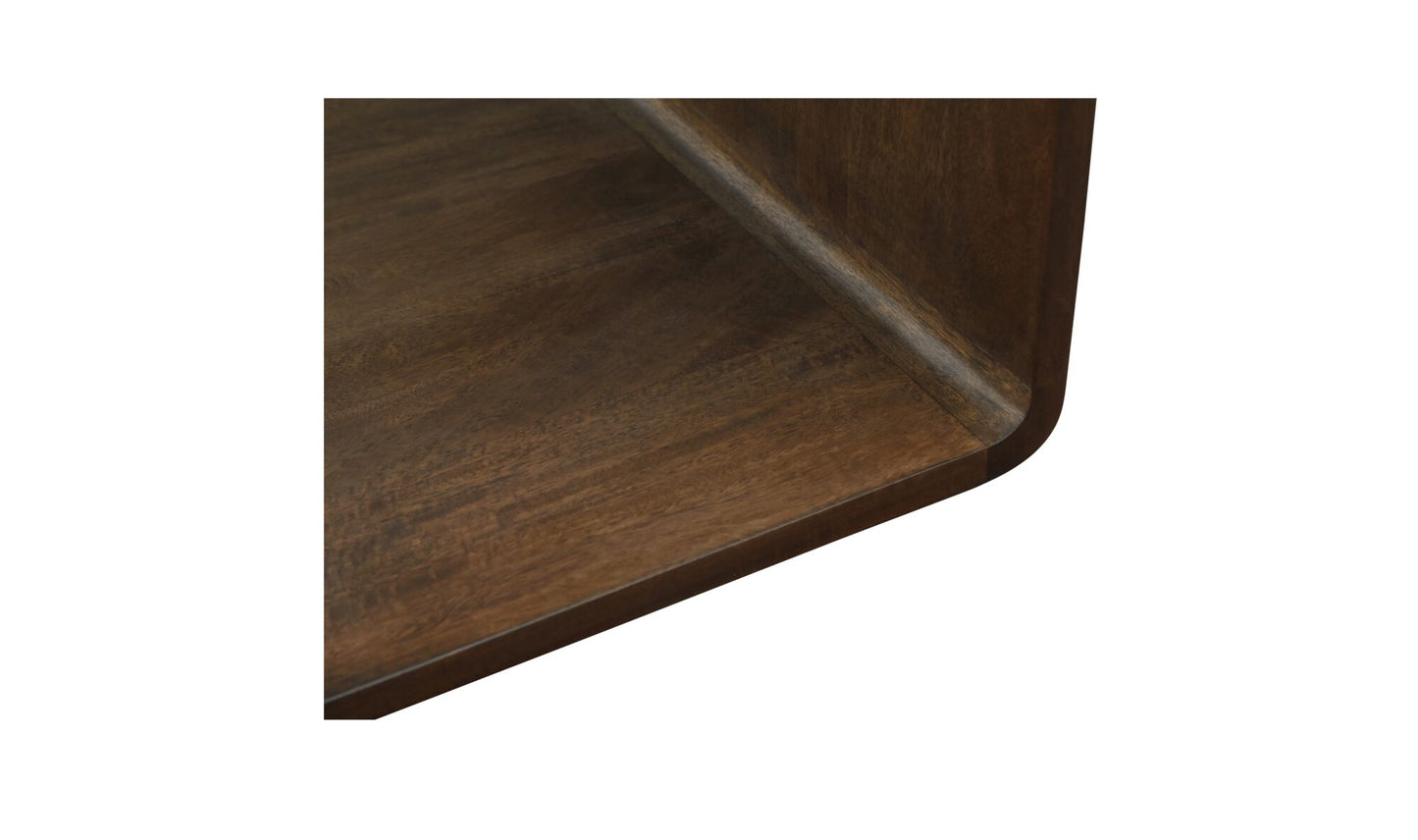 Carrie Side Table Dark Brown