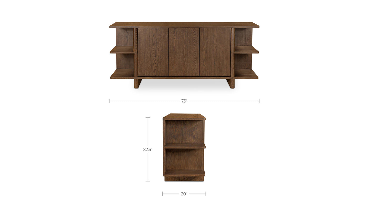Casey Sideboard Dark Brown.