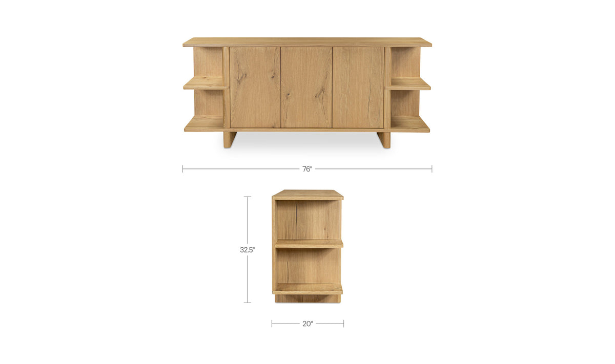 Casey Sideboard Rustic Oak