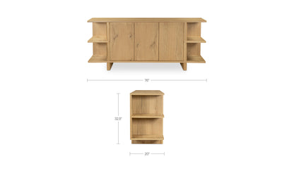 Casey Sideboard Rustic Oak