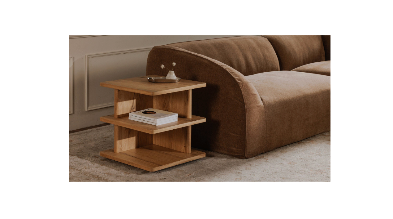 Casey Side Table Rustic Oak