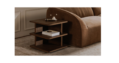 Casey Side Table Dark Brown