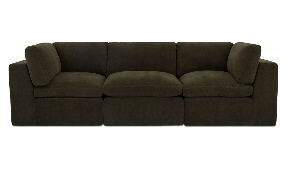 Cates Modular Sofa Dark Green.