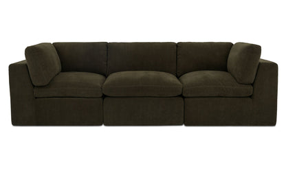 Cates Modular Sofa Dark Green.