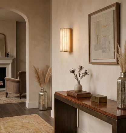 Cavellia Column Alabaster Wall Sconce