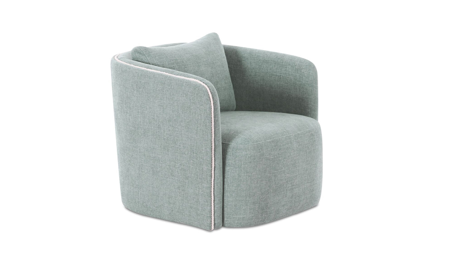 Cecil Accent Chair Light Blue