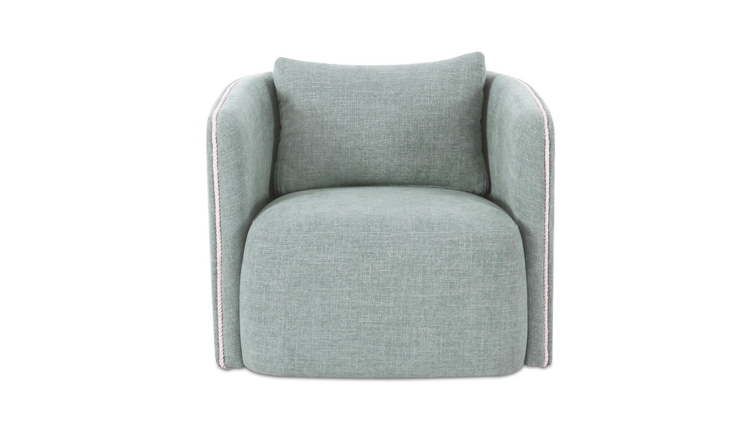 Cecil Accent Chair Light Blue