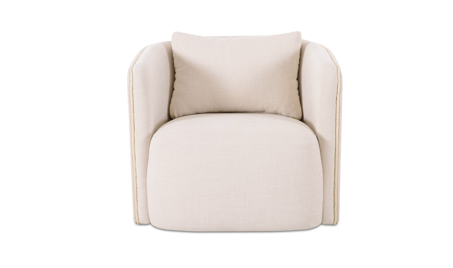 Cecil Accent Chair Warm White