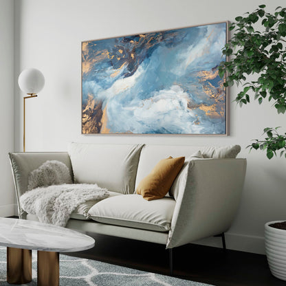 Celestial Sapphire - Canvas Print.