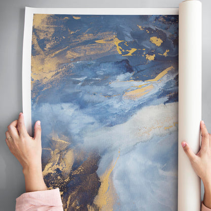 Celestial Sapphire - Canvas Print.