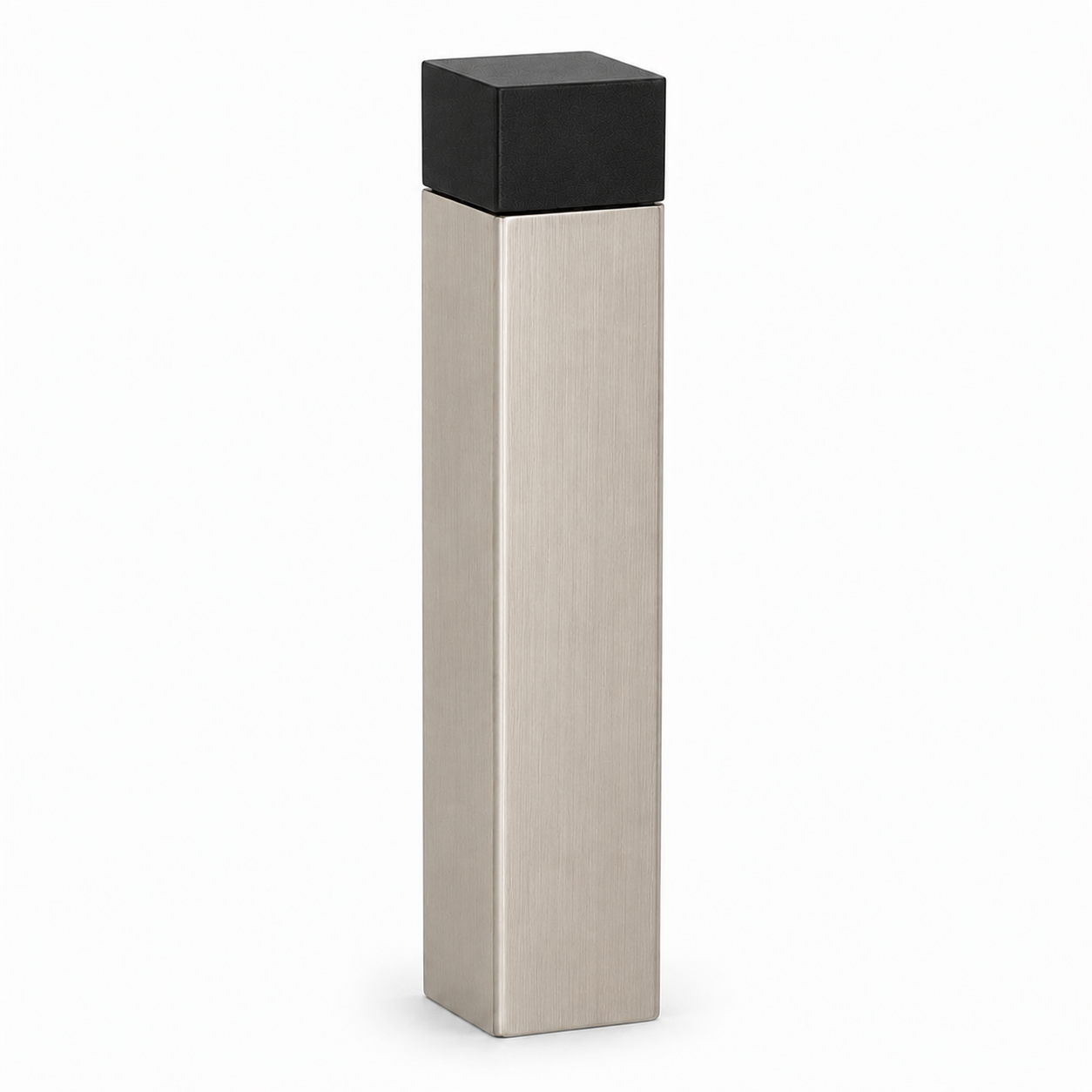 3" 1/8” Wall-Mount Square Door Stop – Solid Brass, Residential Grade, Satin Nickel (US15).